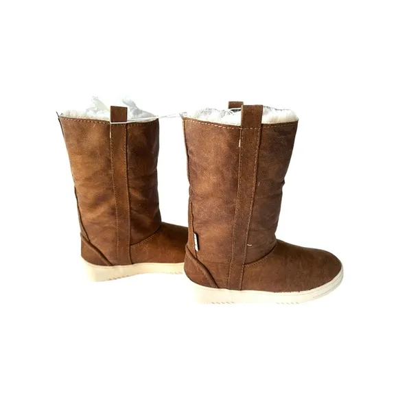 🆕 Zara NWT Ankle Boots with Faux Fur Cuffs Size 3.5 US