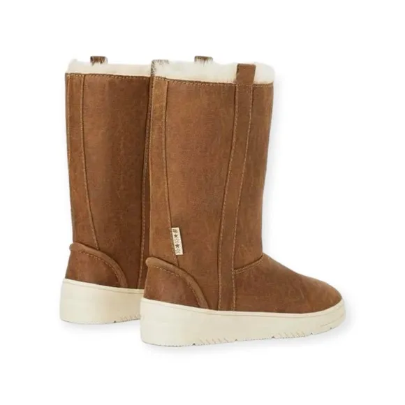 🆕 Zara NWT Ankle Boots with Faux Fur Cuffs Size 3.5 US
