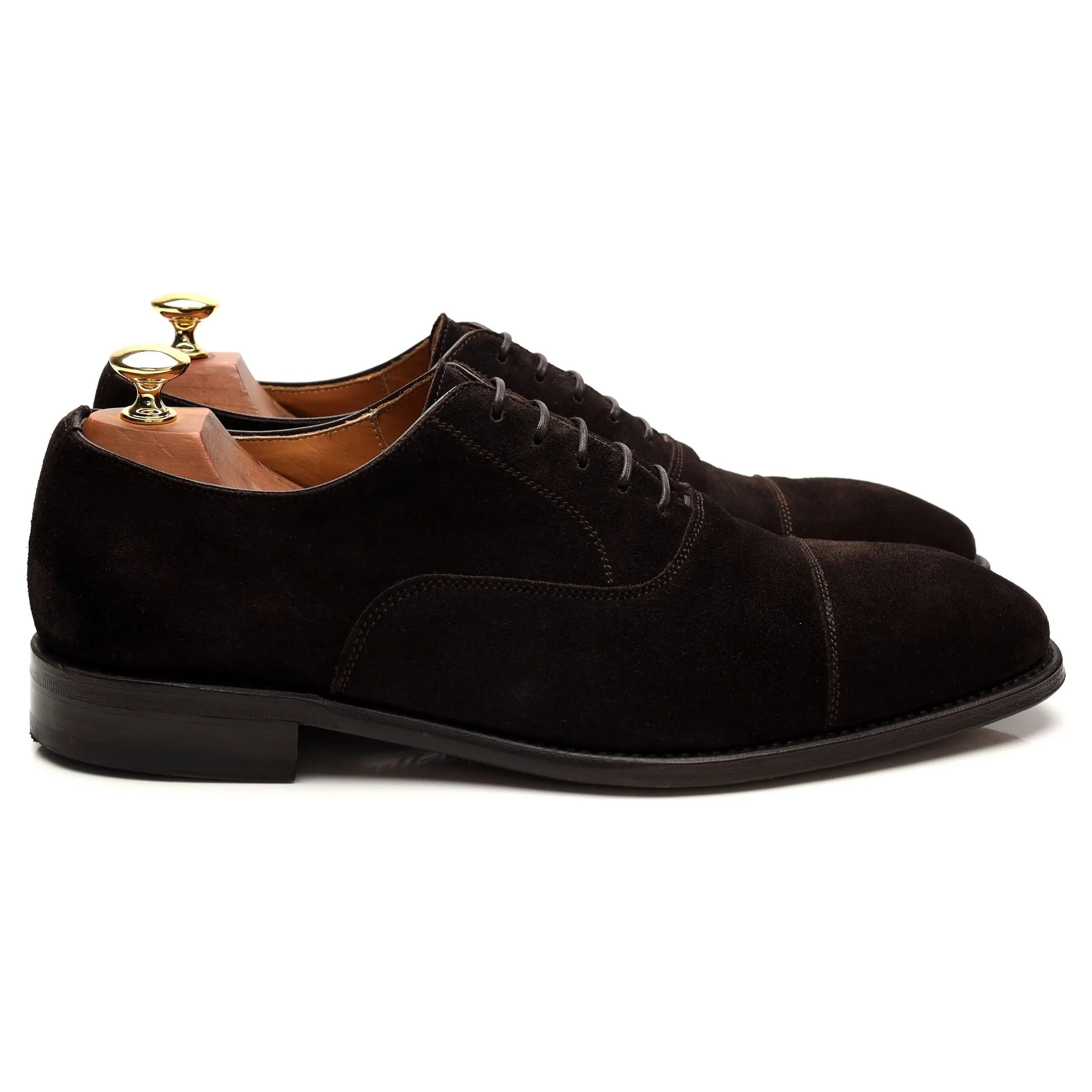 '5217-K3' Dark Brown Suede Oxford UK 9.5
