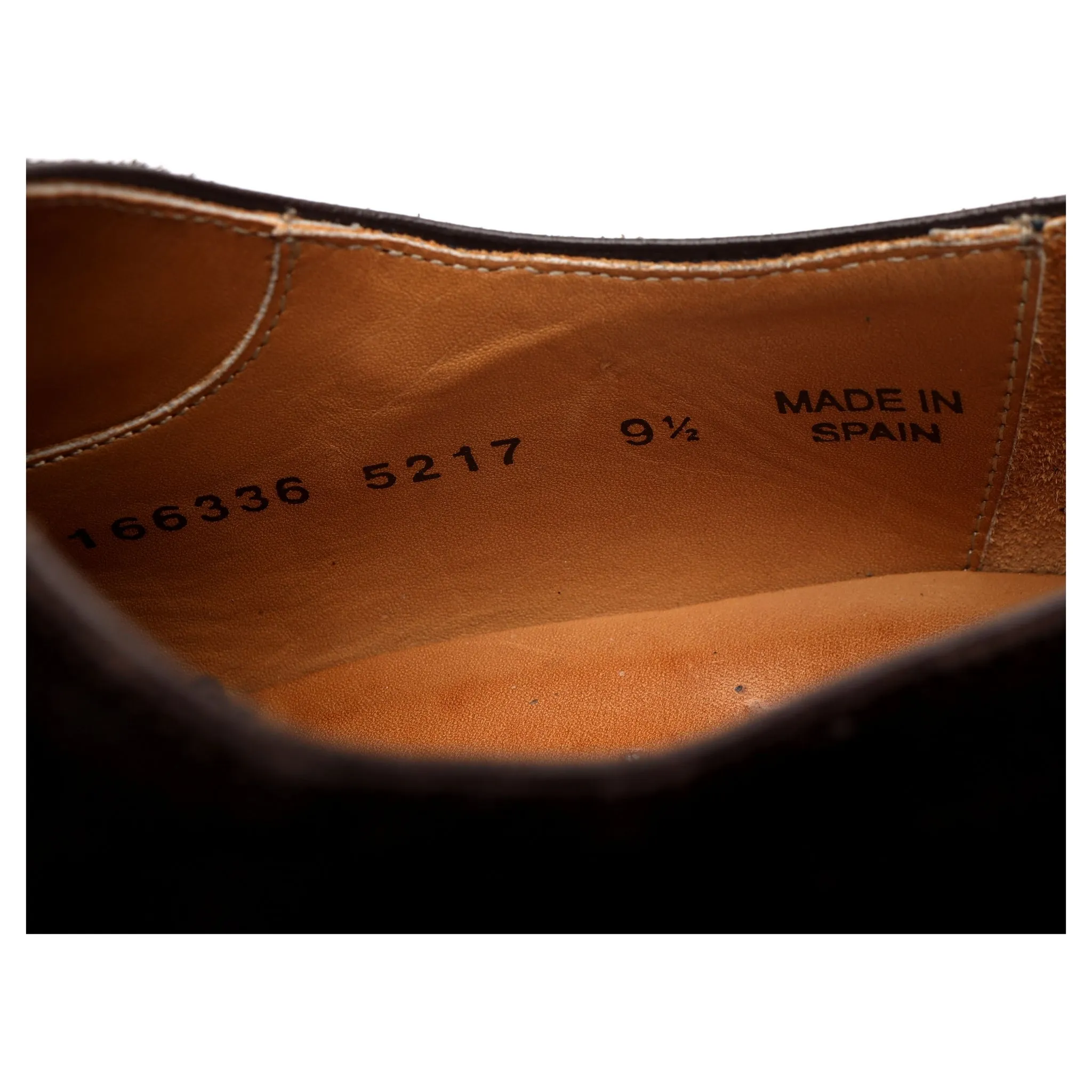 '5217-K3' Dark Brown Suede Oxford UK 9.5
