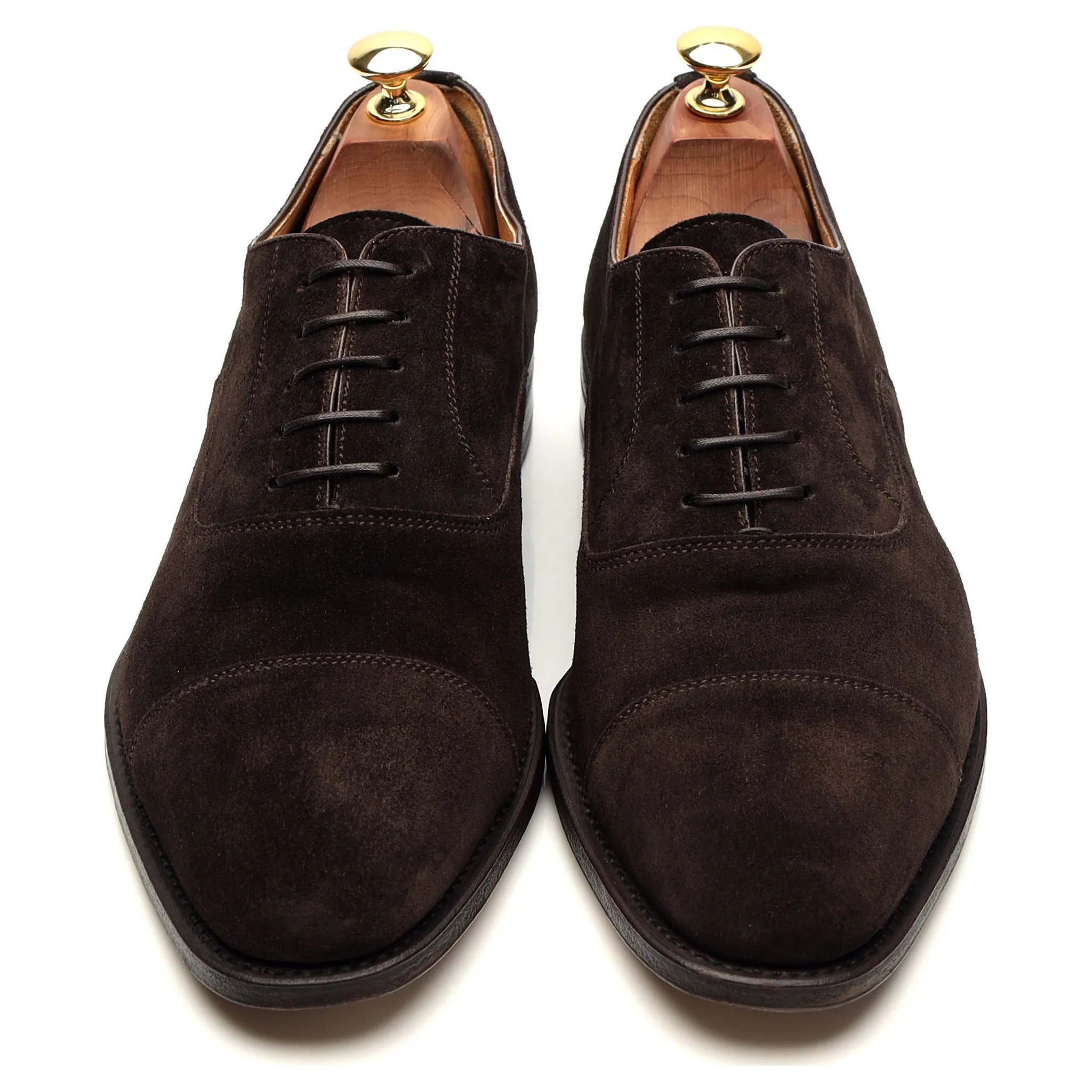 '5217-K3' Dark Brown Suede Oxford UK 9.5