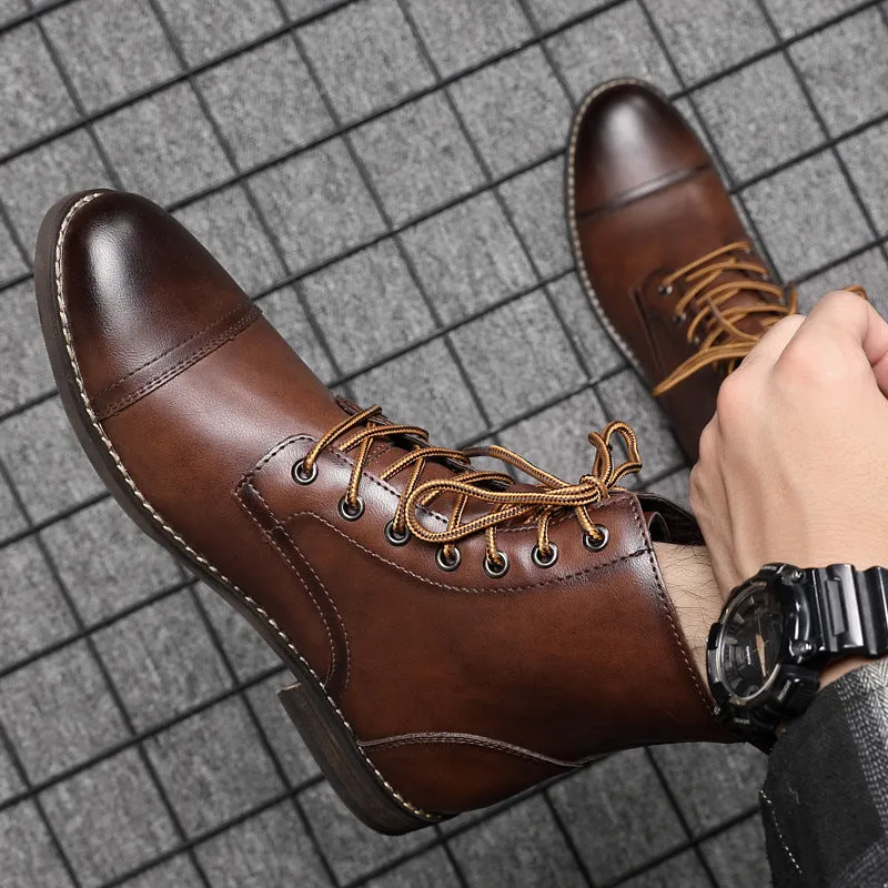 Adam | Classic Genuine Leather Boots for Men