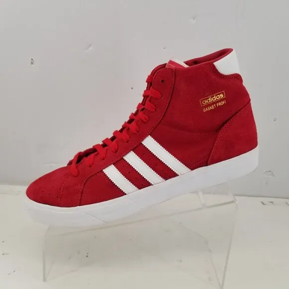 Adidas Original Basket Profile Sneakers Red/White Men's Size 13