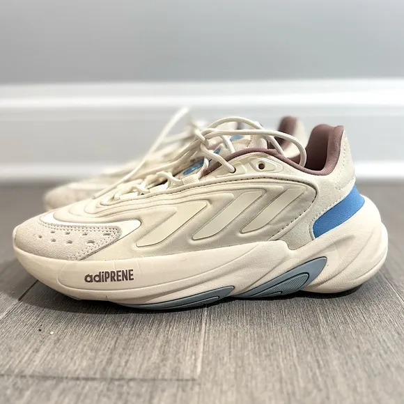 Adidas Originals Ozelia Sneakers in Off White Aluminium Magic Grey Men’s Size 5