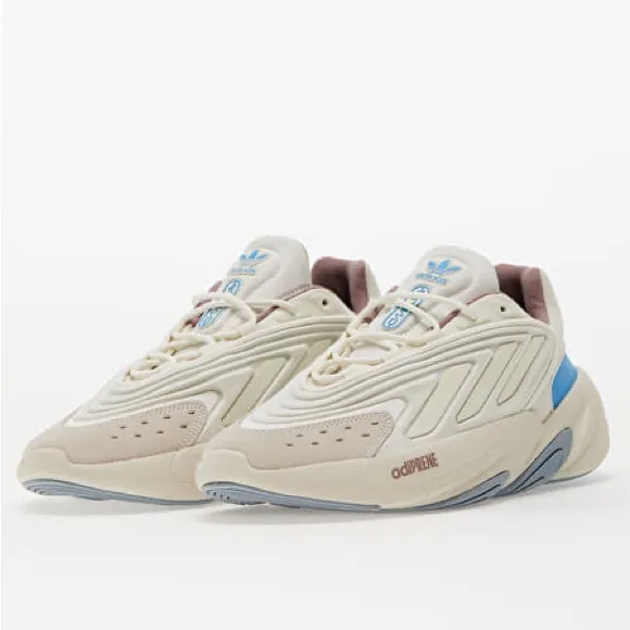 Adidas Originals Ozelia Sneakers in Off White Aluminium Magic Grey Men’s Size 5