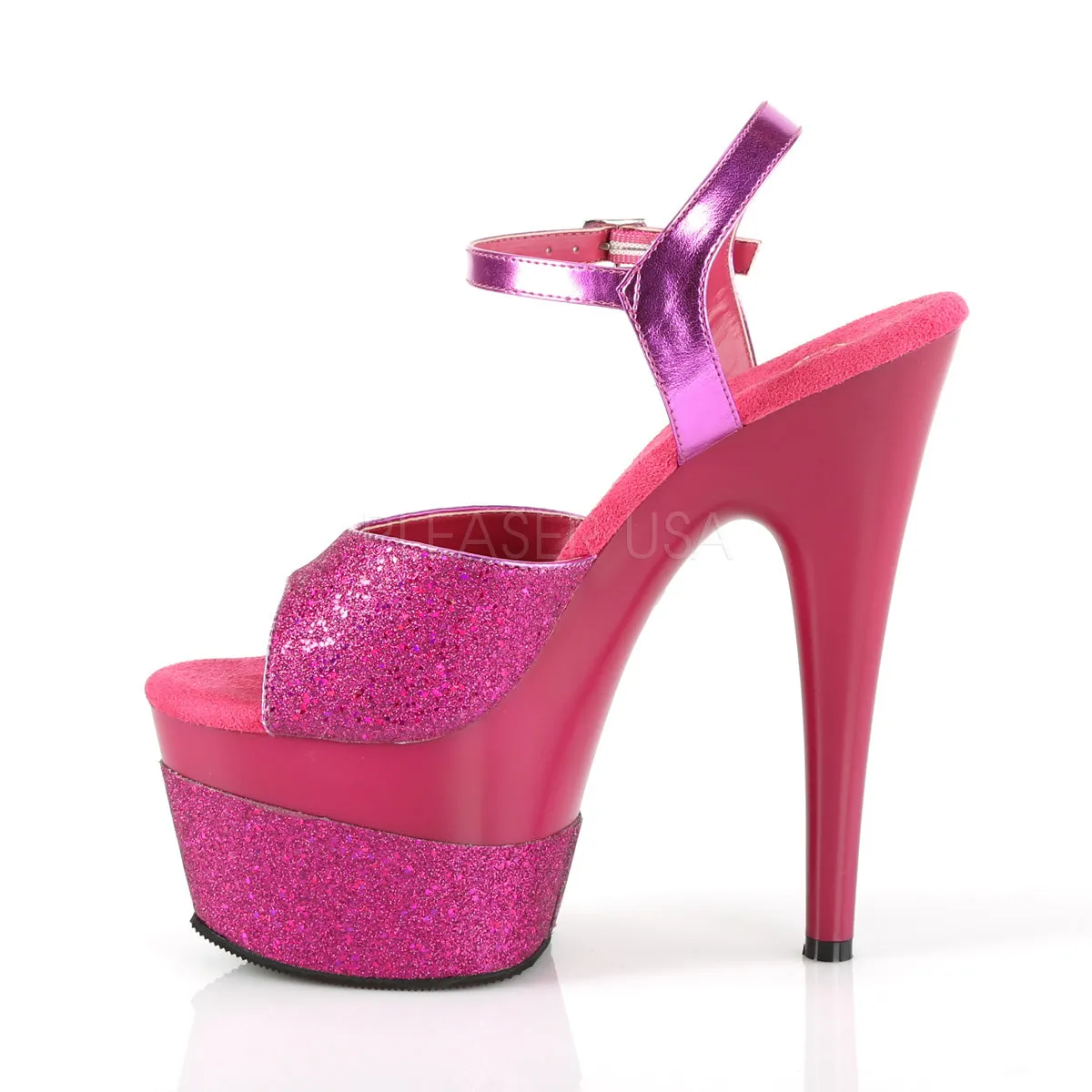 ADORE-709-2G  Fuchsia Multi Glitter/Fuchsia Multi Glitter