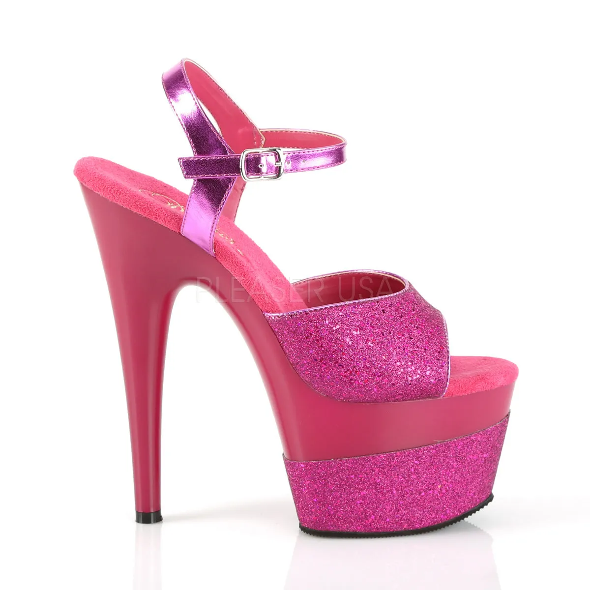 ADORE-709-2G  Fuchsia Multi Glitter/Fuchsia Multi Glitter