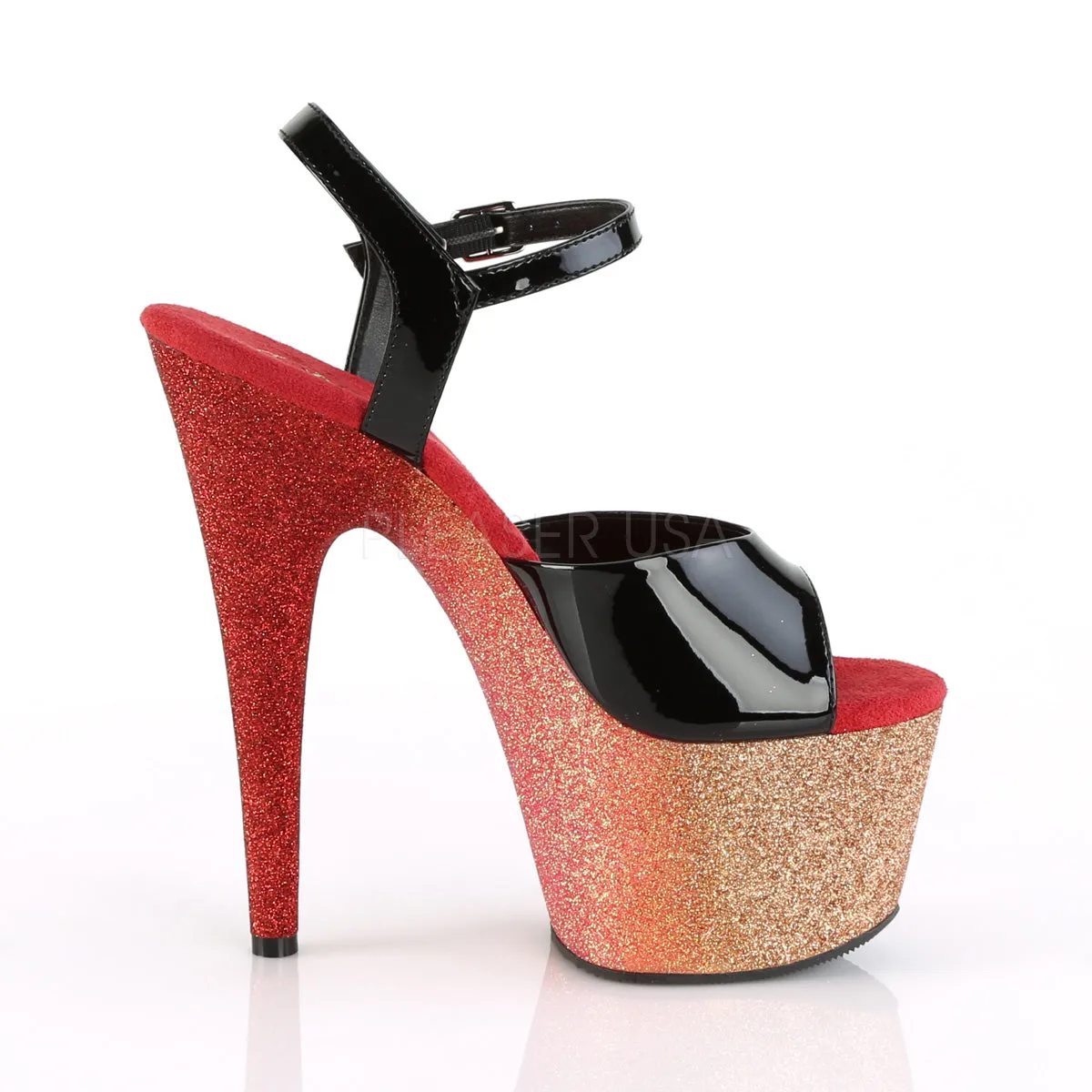 ADORE-709OMBRE  Black/Rose Gold-Red Ombre