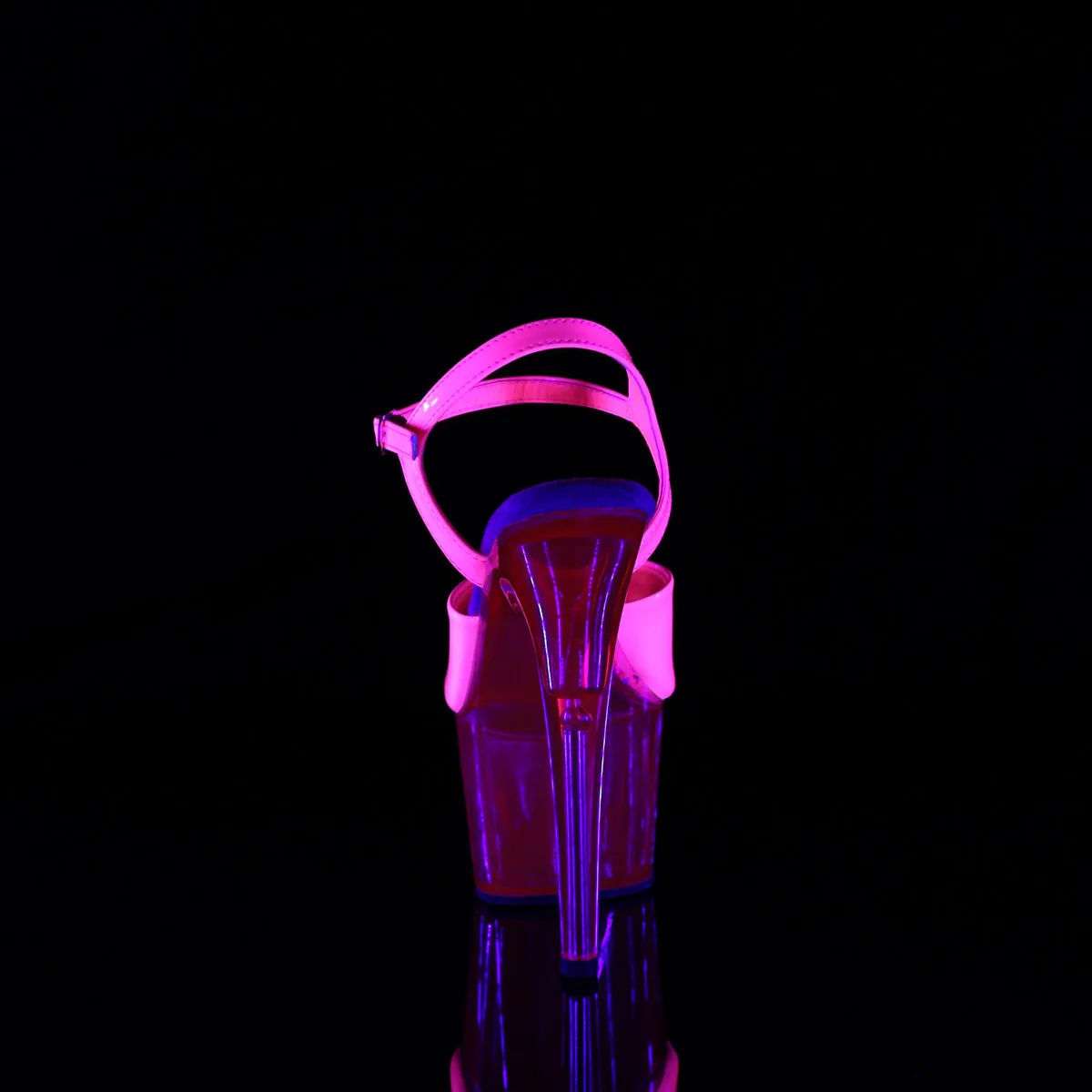 ADORE-709UVT  Neon H Pink Patent/H Pink Tinted