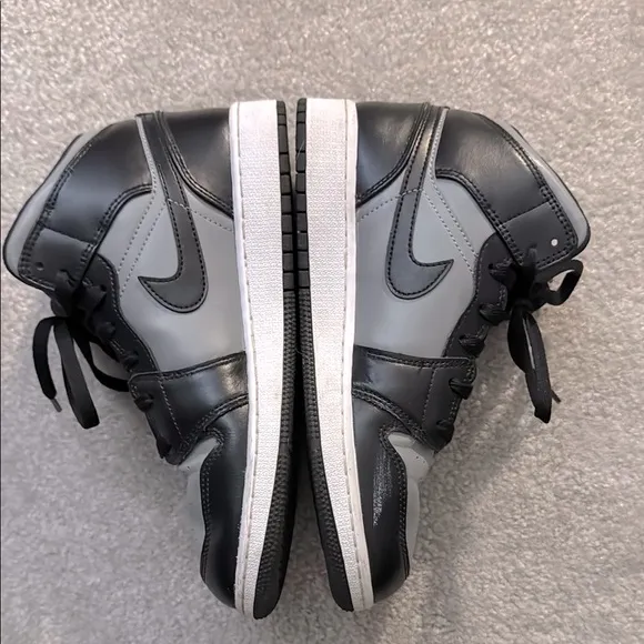 Air Jordan Black and Gray Sneakers