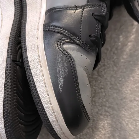 Air Jordan Black and Gray Sneakers