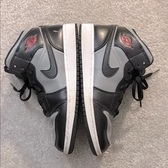 Air Jordan Black and Gray Sneakers