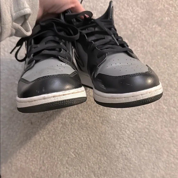Air Jordan Black and Gray Sneakers