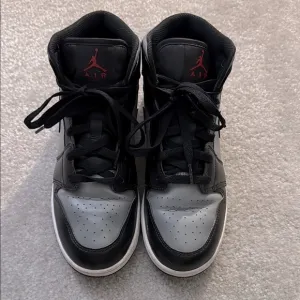 Air Jordan Black and Gray Sneakers