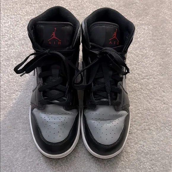 Air Jordan Black and Gray Sneakers