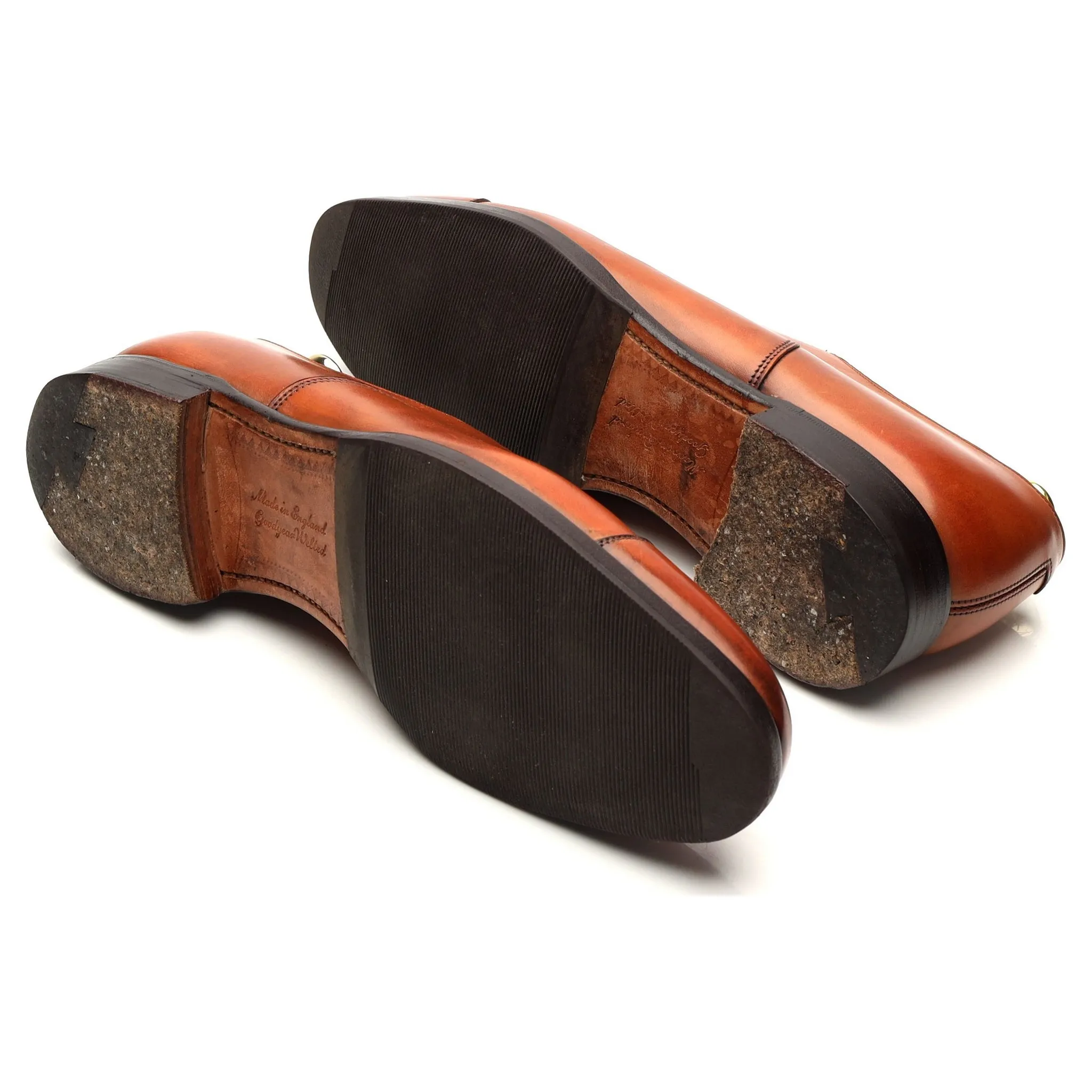 'Alfred' Tan Brown Leather Oxford UK 8 F