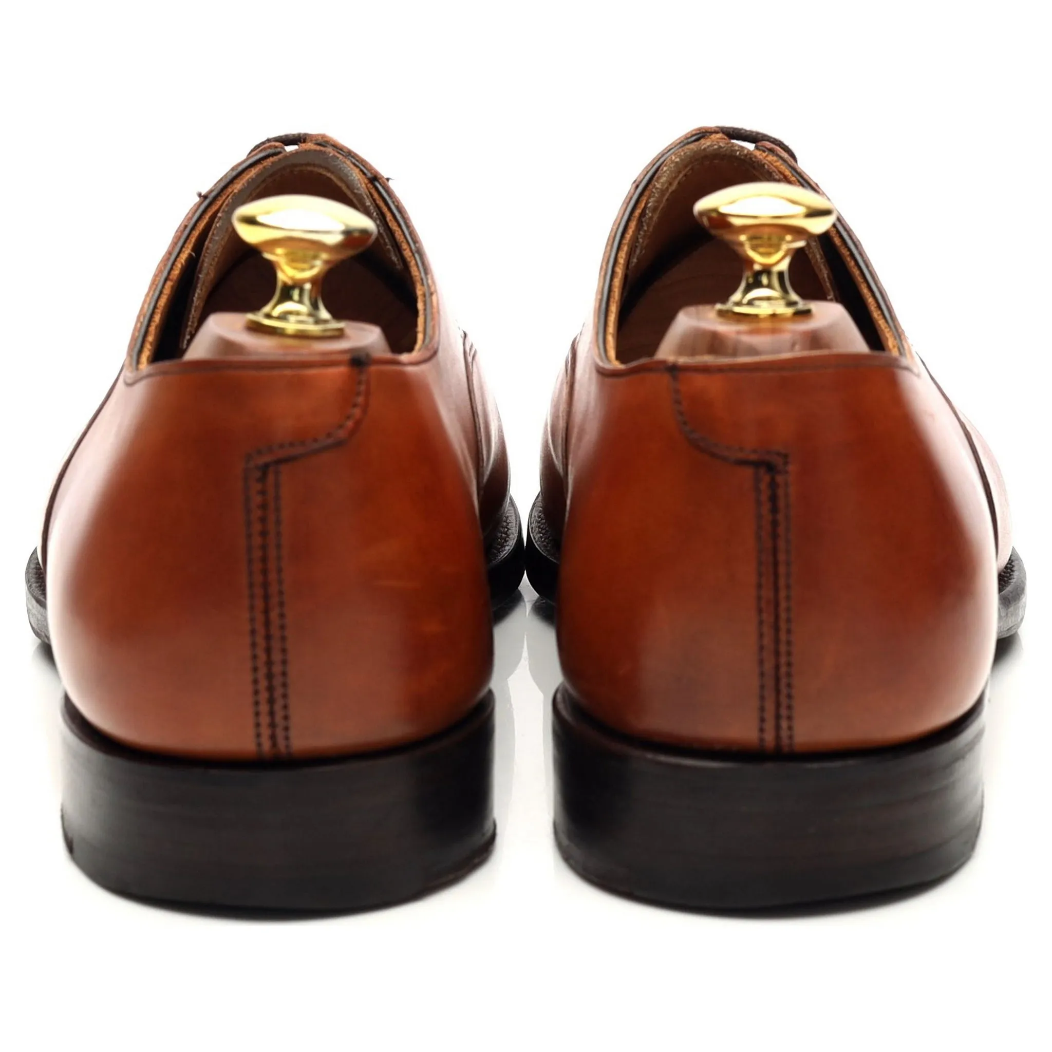'Alfred' Tan Brown Leather Oxford UK 8 F