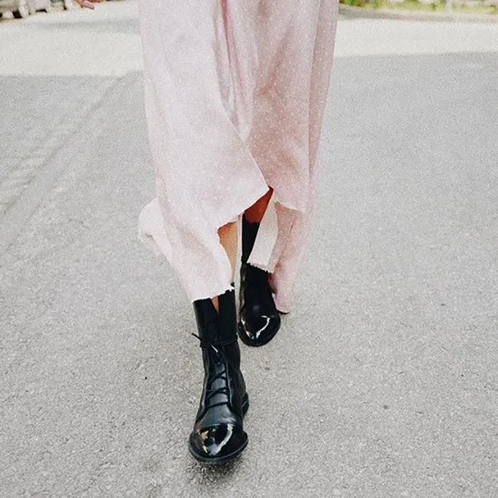 ALTHEA™ - Lace-Up Ankle Boots