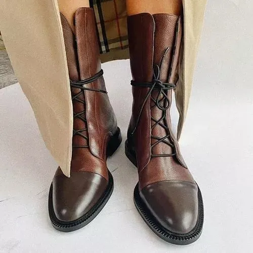 ALTHEA™ - Lace-Up Ankle Boots