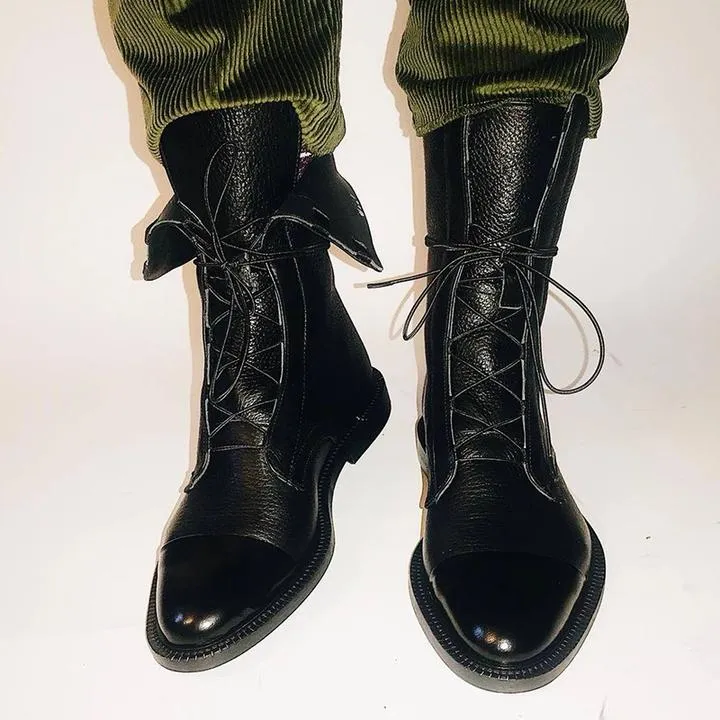 ALTHEA™ - Lace-Up Ankle Boots