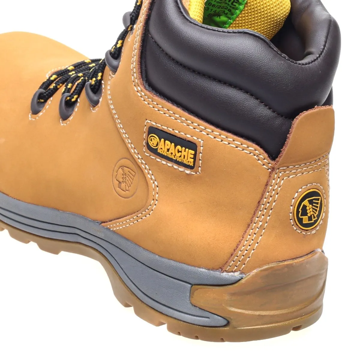 Apache AP314CM Mens Nubuck Steel Toe Safety Hiker Boot