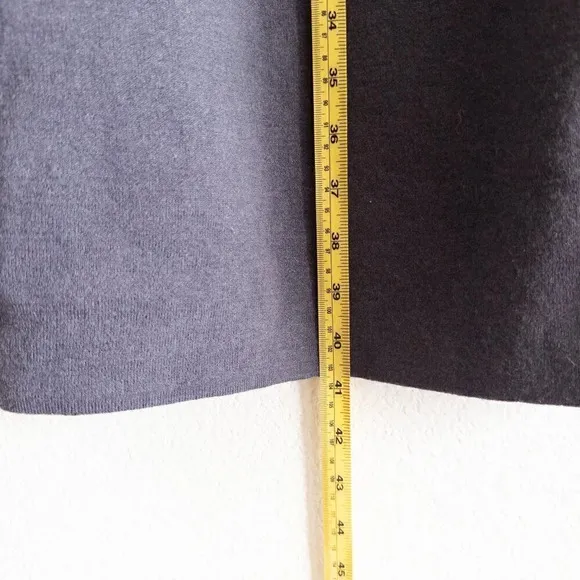 Aritzia Babaton Long Wool Cardigan Charcoal Gray with Pockets, Size Small