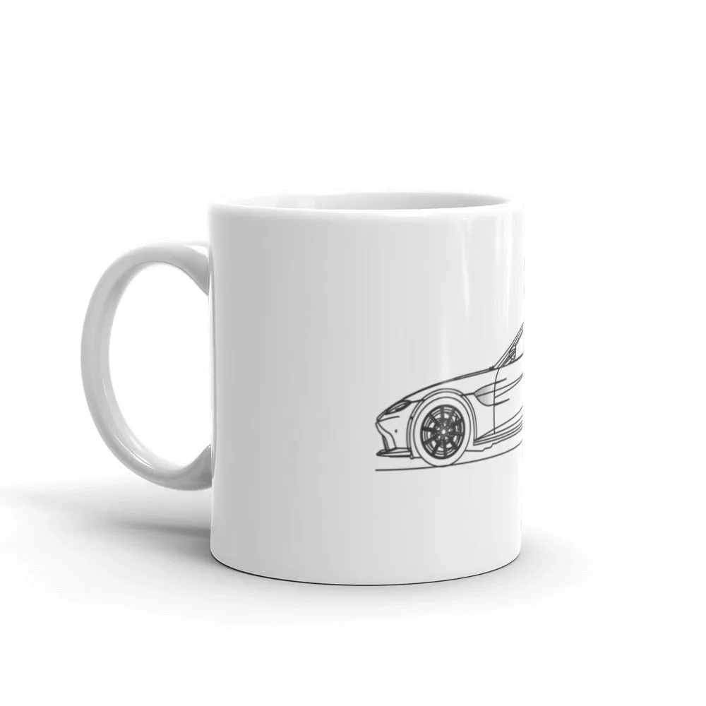 Aston Martin Vantage II Silhouette Mug