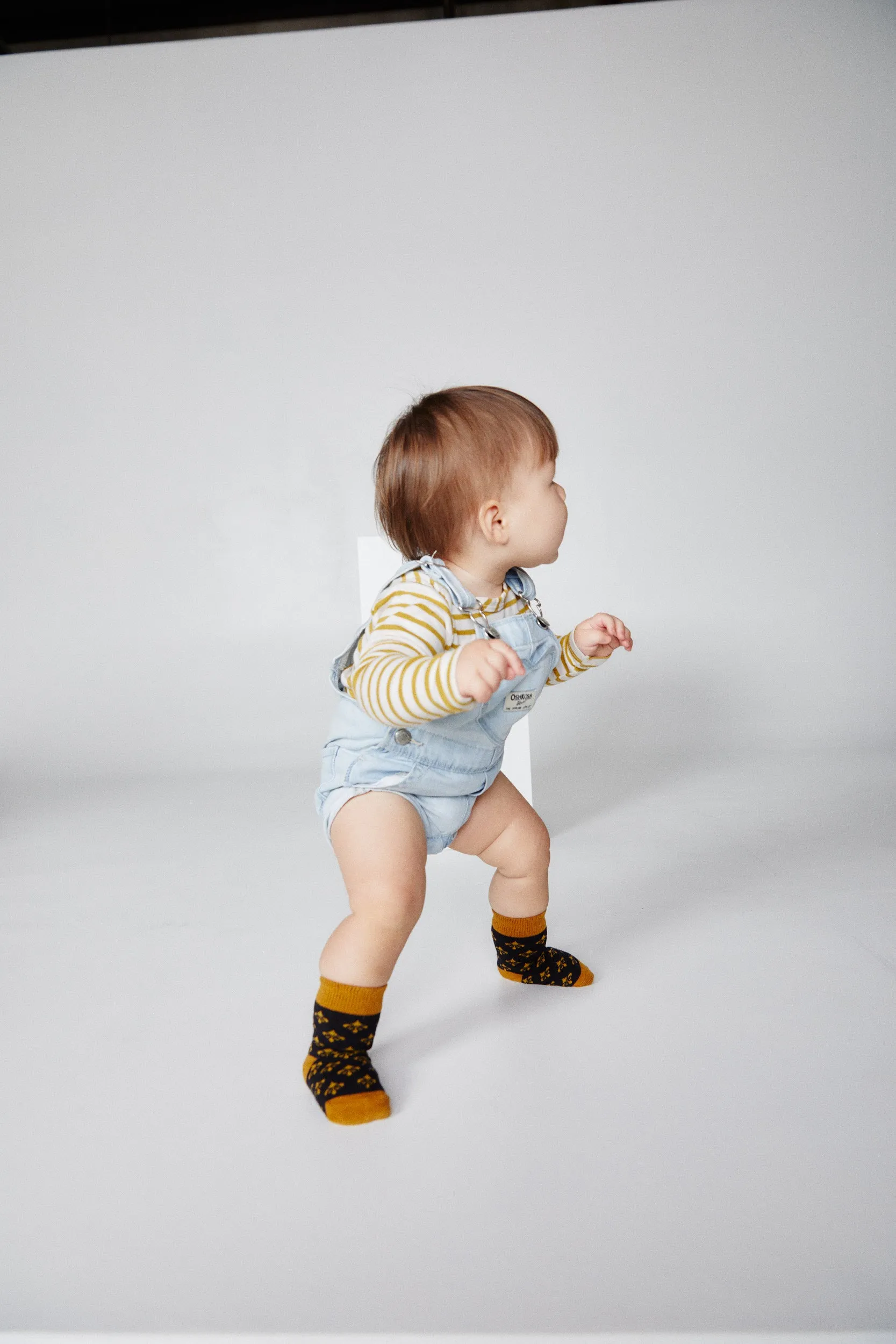 Baby Fleur De Lis Socks