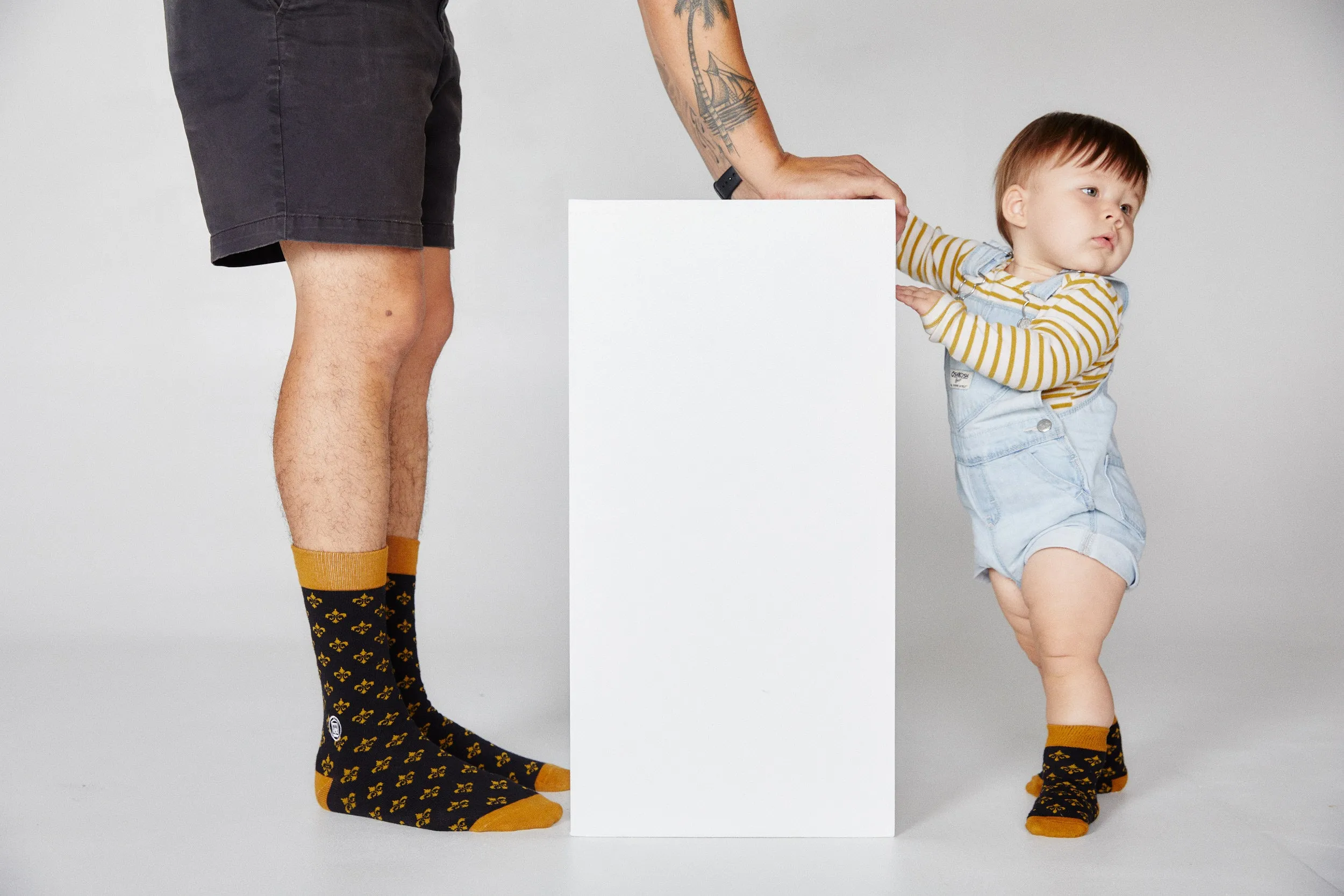 Baby Fleur De Lis Socks