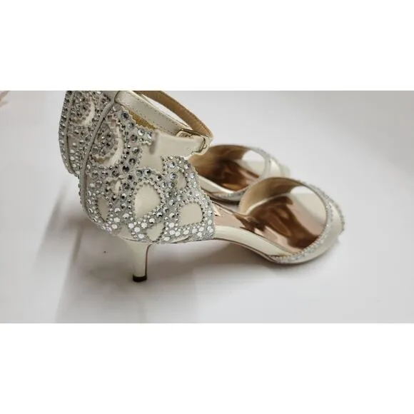 Badgley MischkaGillian Peep-Toe d'Orsay Pumps Size 7