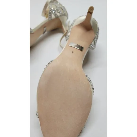 Badgley MischkaGillian Peep-Toe d'Orsay Pumps Size 7