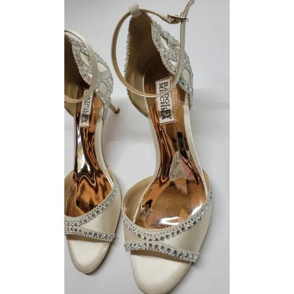 Badgley MischkaGillian Peep-Toe d'Orsay Pumps Size 7