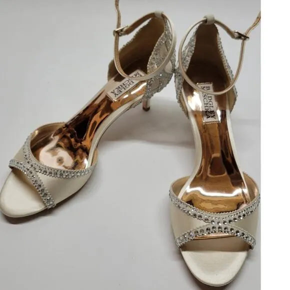 Badgley MischkaGillian Peep-Toe d'Orsay Pumps Size 7