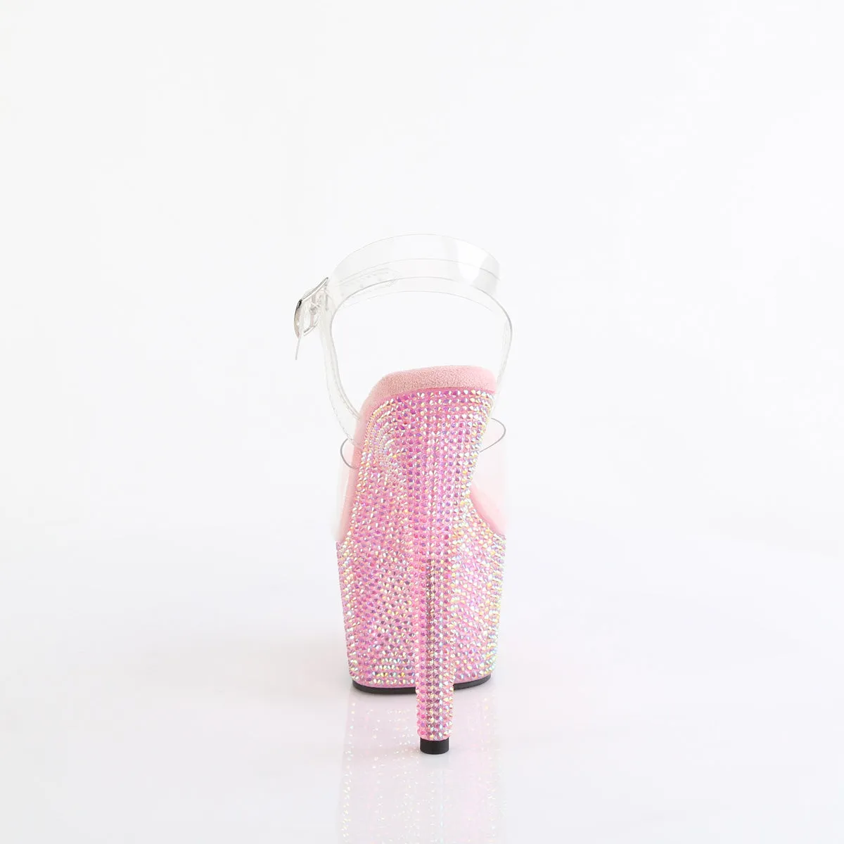 BEJEWELED-708RRS  Clear/Baby Pink RS
