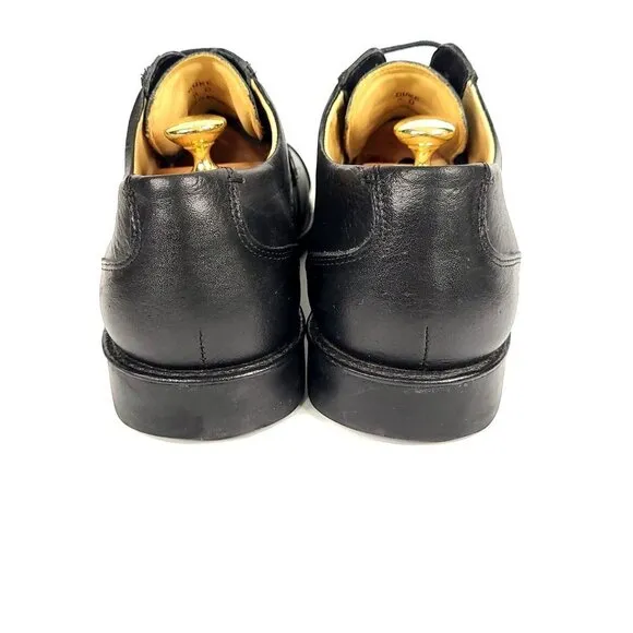 Belvedere Duke Black Cap Toe Oxford Shoes Men's Size 11