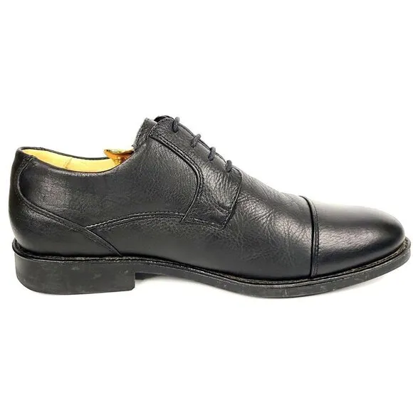 Belvedere Duke Black Cap Toe Oxford Shoes Men's Size 11