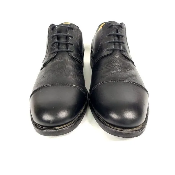 Belvedere Duke Black Cap Toe Oxford Shoes Men's Size 11