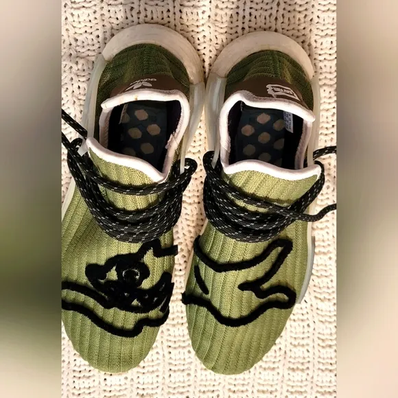 BILLIONAIRE BOYS CLUB ADIDAS ORIGINAL EDITION RUNNING DOG SNEAKERS -GREEN Size 9