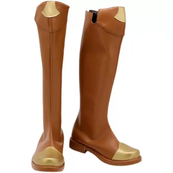 Black Clover Asta Brown Shoes Cosplay Boots