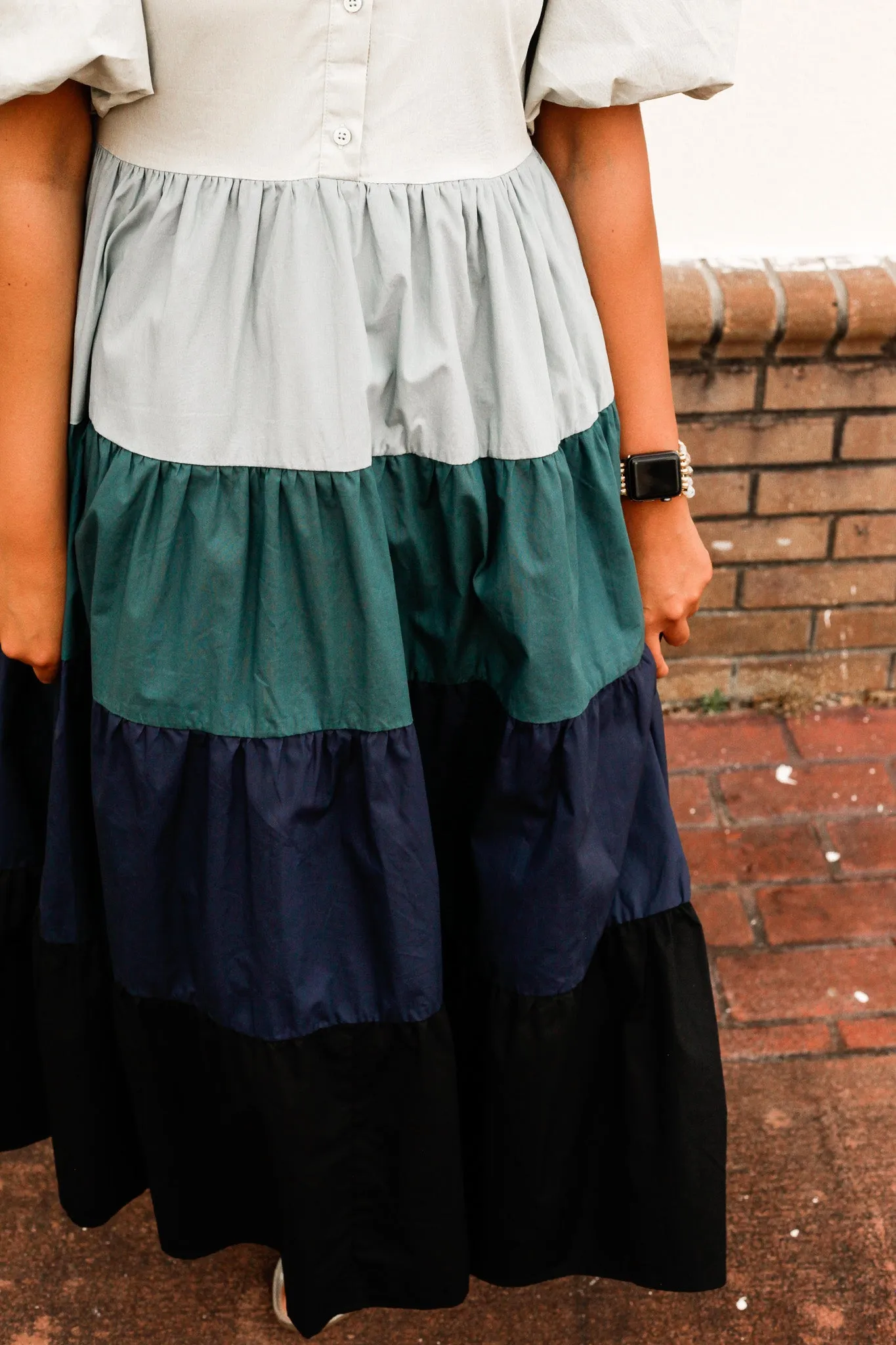 Blues Colorblock Dress