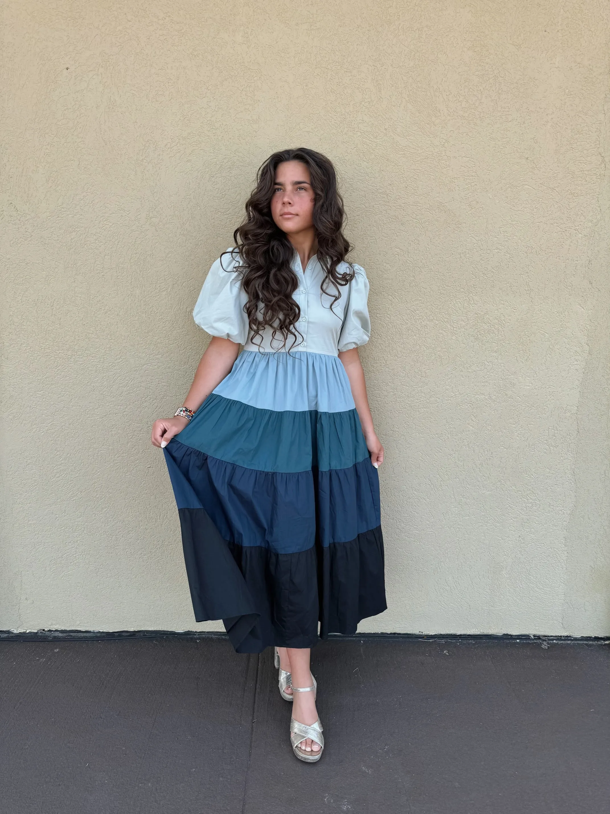 Blues Colorblock Dress