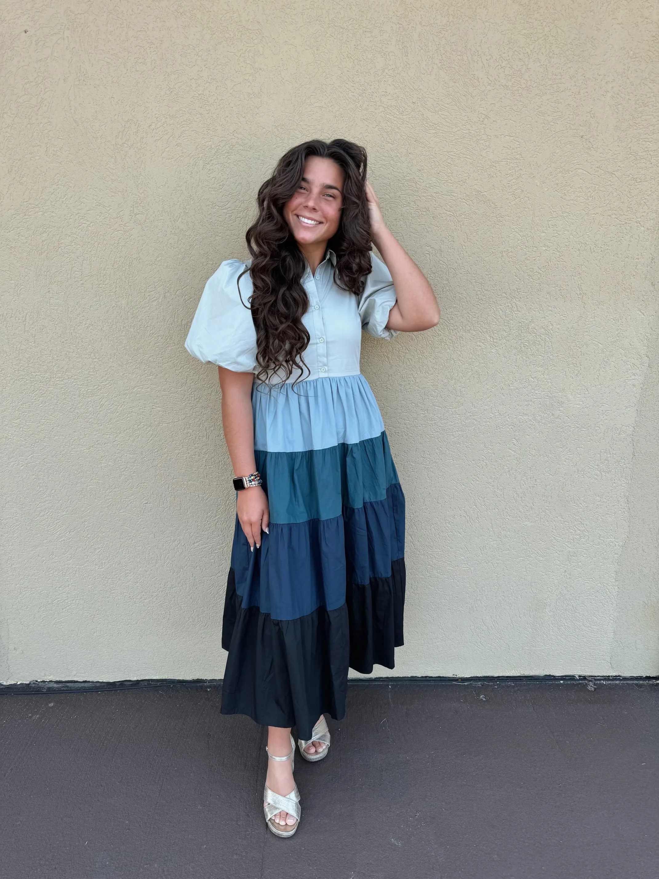 Blues Colorblock Dress