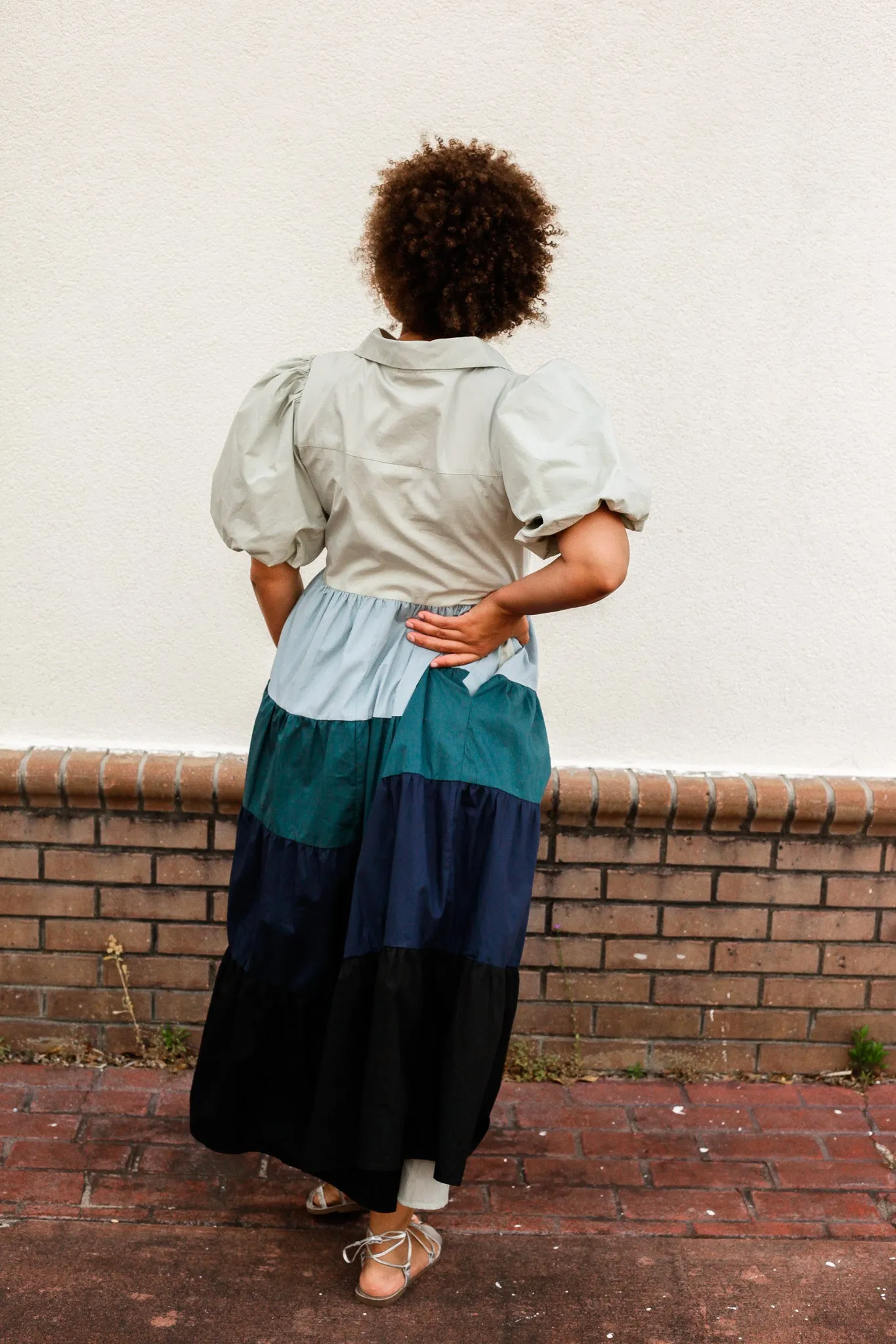 Blues Colorblock Dress