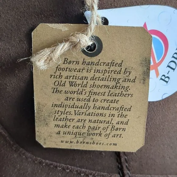 BORN Women’s Brown Suede Leather Mid Calf Pull On Boots NWT