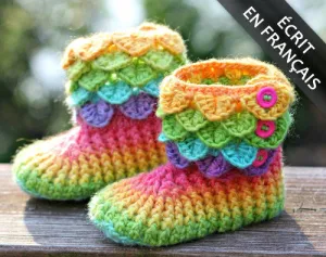Bottines Point Crocodile (Taille Enfant)