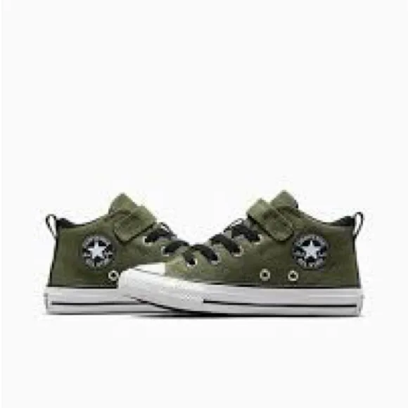 BOYS ARMY GREEN Chuck Taylor All Star Malden Street Easy On SIZE 11