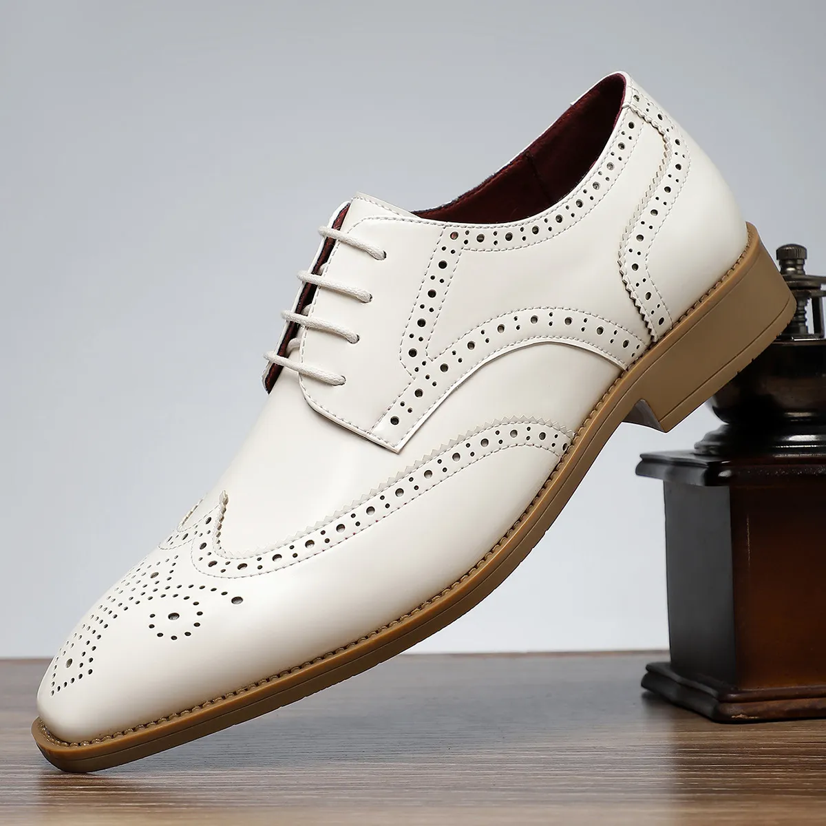 CAMBRIDGE LEATHER BROGUE DRESS SHOES