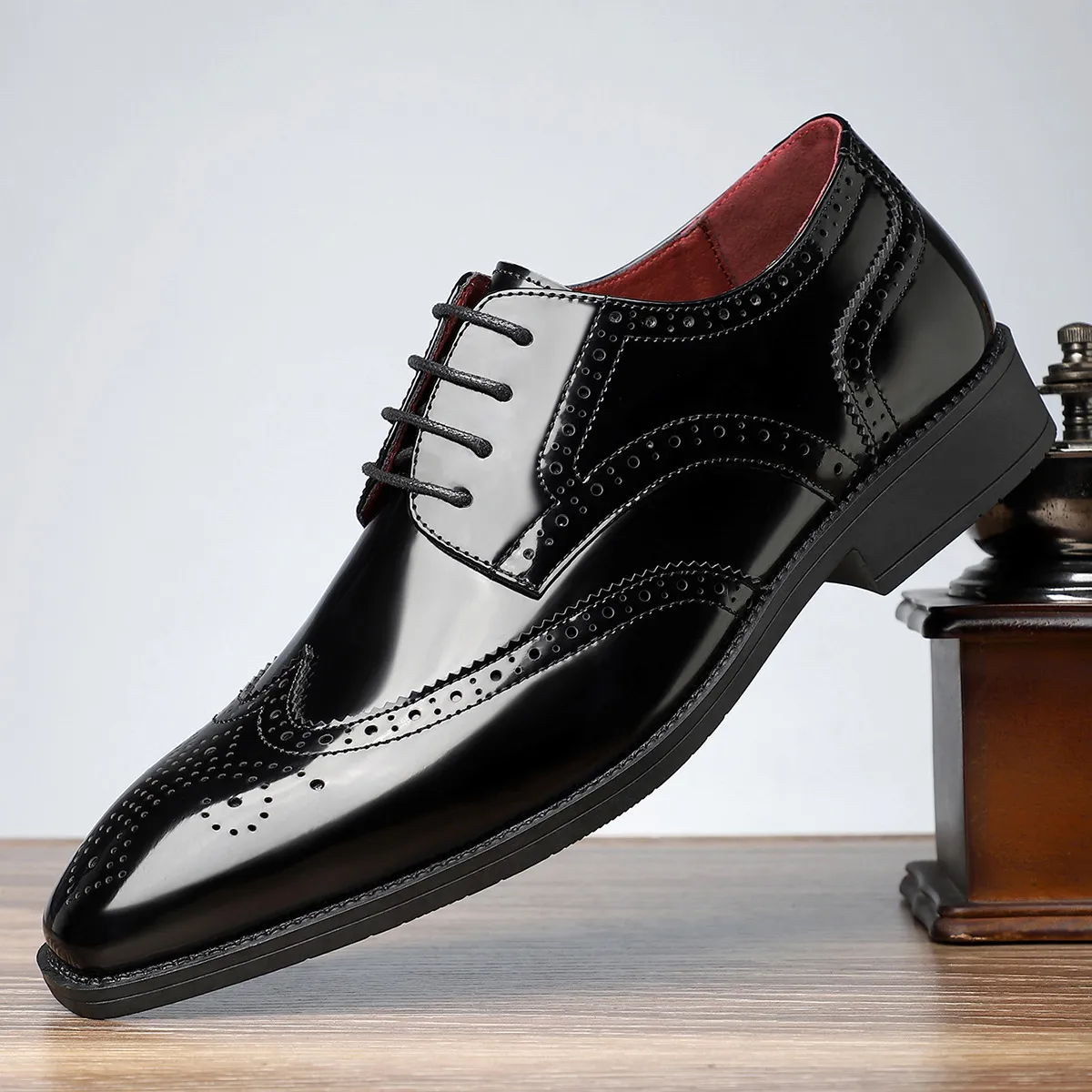 CAMBRIDGE LEATHER BROGUE DRESS SHOES