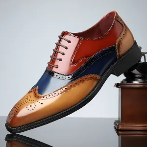 CAMBRIDGE LEATHER BROGUE DRESS SHOES