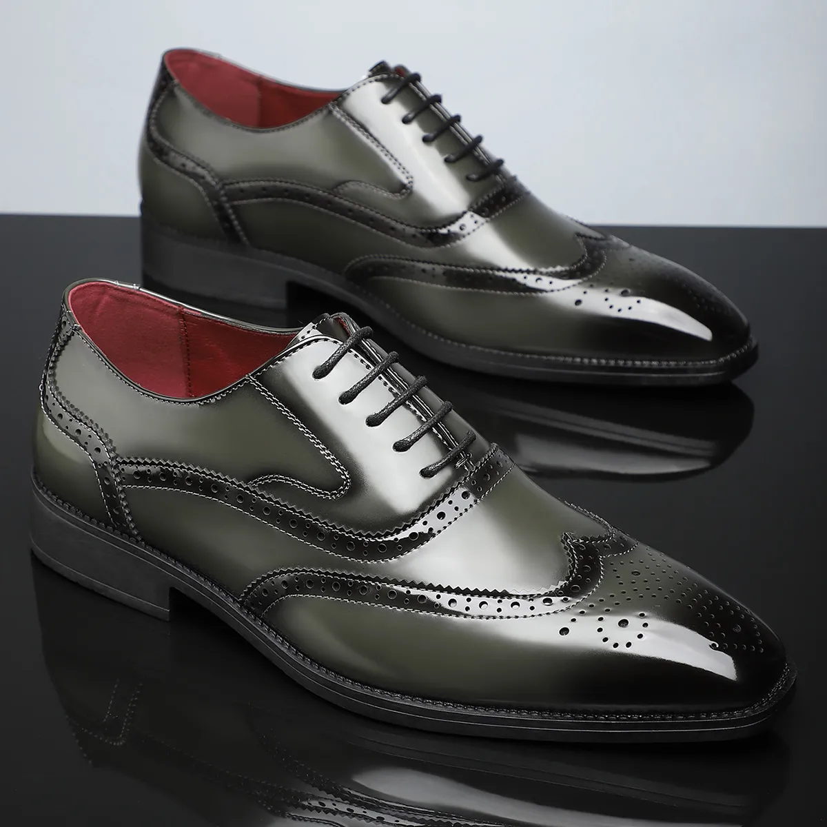 CAMBRIDGE LEATHER BROGUE DRESS SHOES
